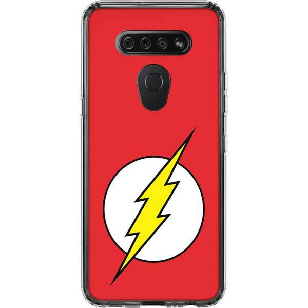 DC Comics Flash LG K51/Q51 Clear Case - The Flash Emblem