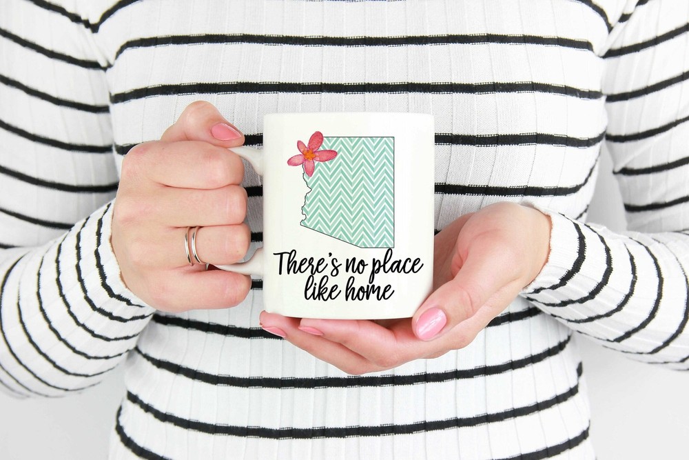 Custom Home State Mug Custom Arizona Mug Personalized Arizona Mugs Custom State