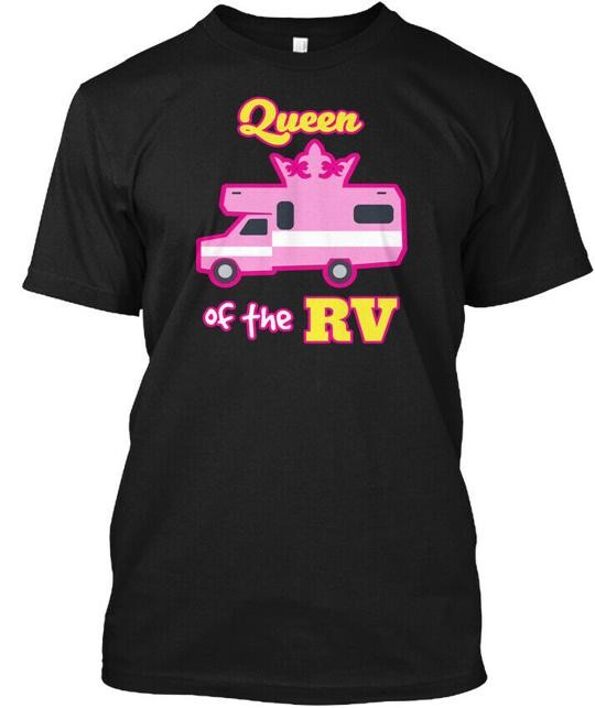 Queen Of The Rv T-Shirt Made in the USA Size S to 5XL