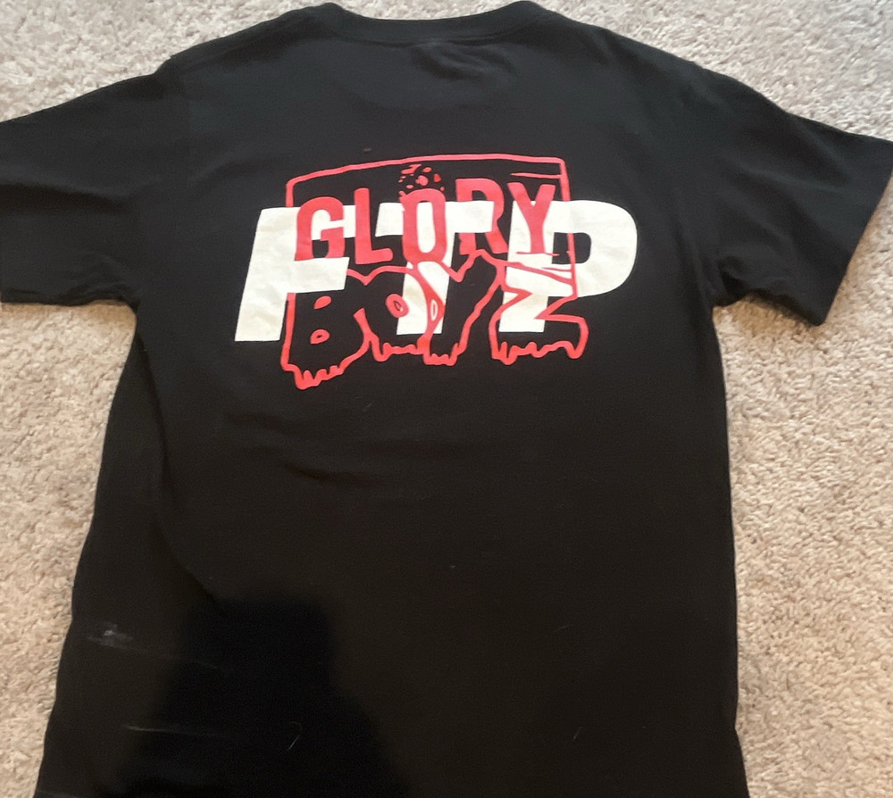 FTP GLORY BOYZ Short Sleeve T-Shirt Black Red White