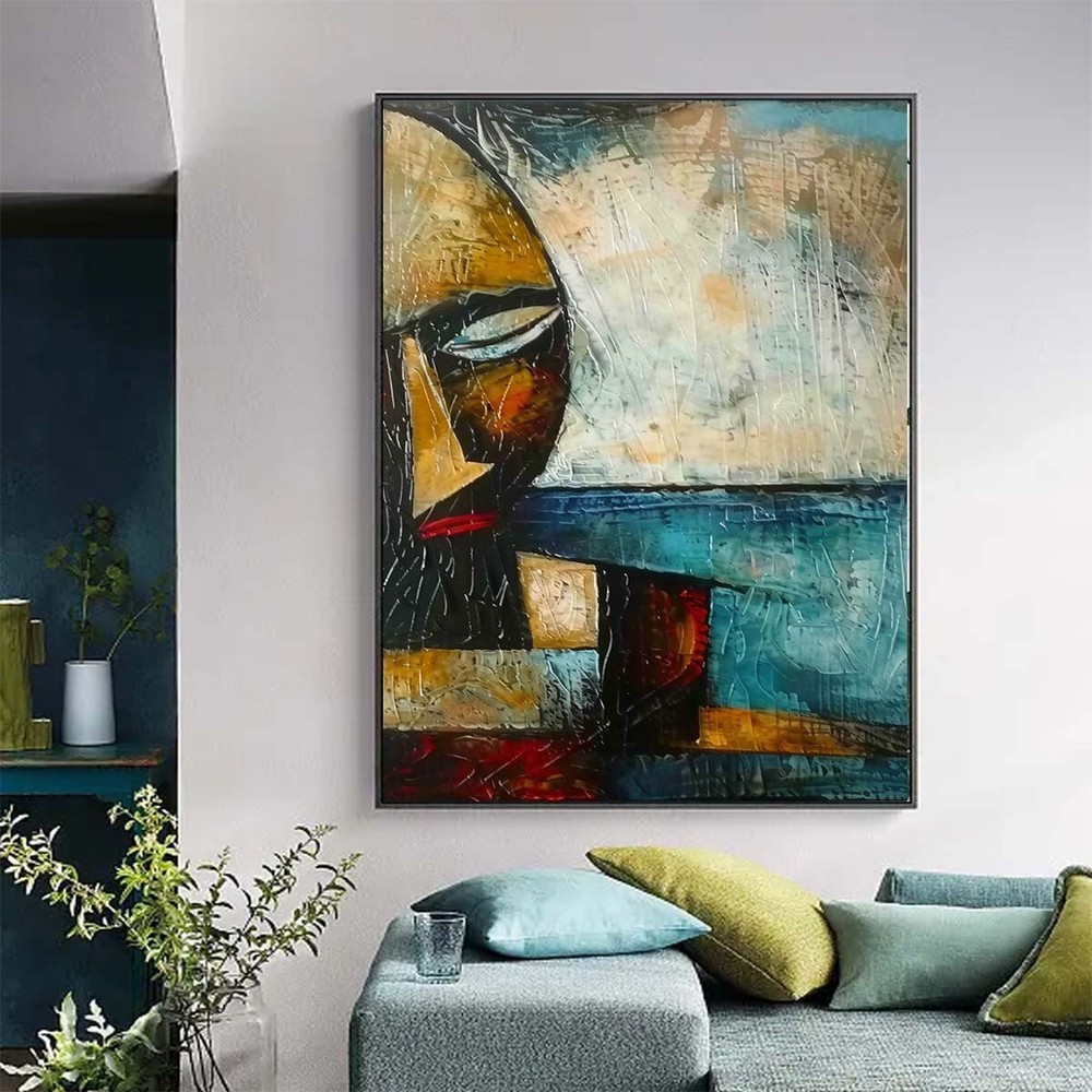 Hand painted Oil Painting Canvas Wall Art Modern Abstract Landscape Picture