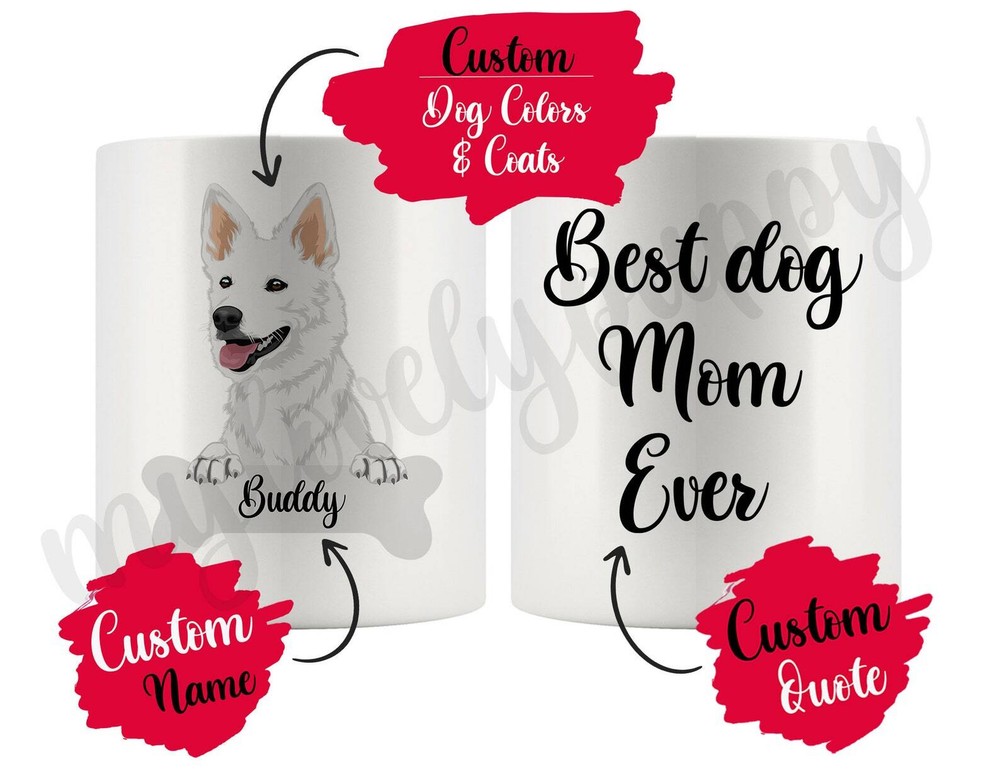 Personalized Horgi Dog Mom Dad Mug Siborgi Men Women Gifts Mommy Daddy Mug Cross