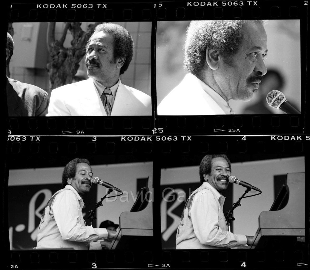 '98 Allen Toussaint New Orleans Jazz Fest Original Gahr 35mm 4 Negative Lot A944