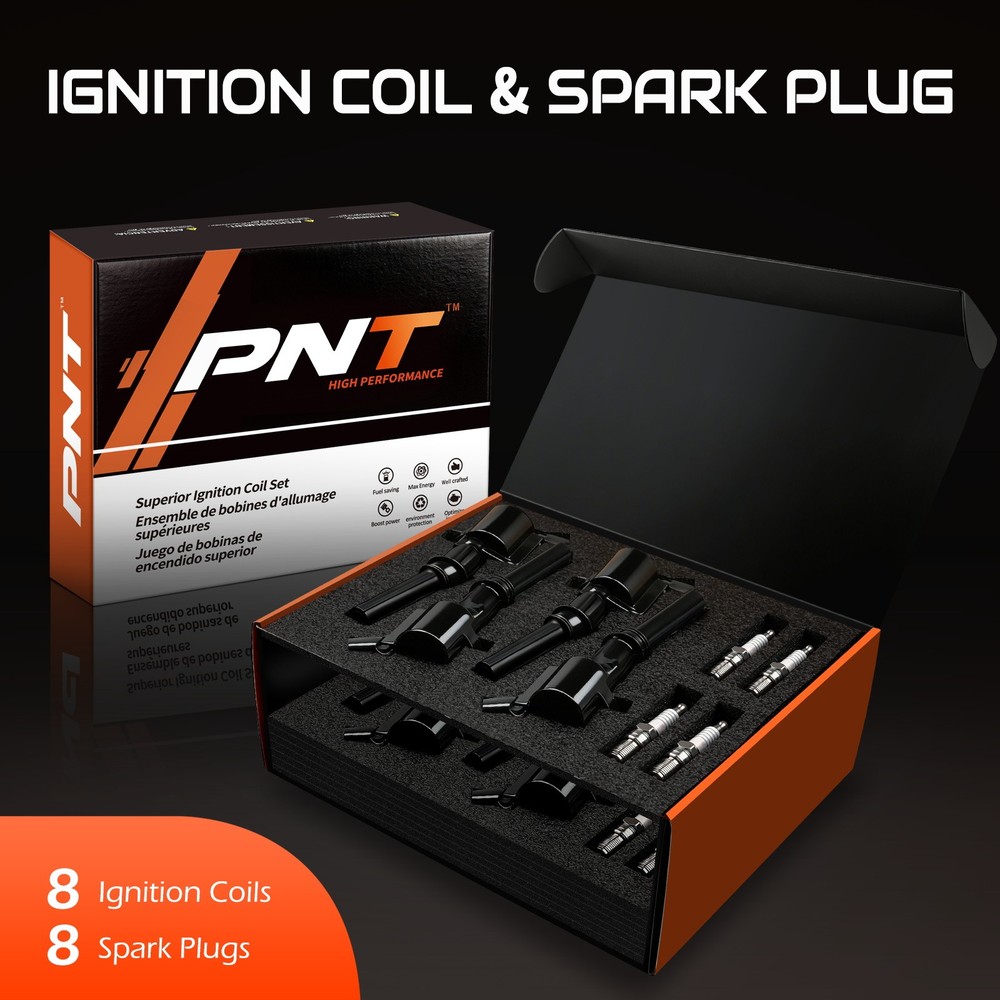 8X OEM Ignition Coil & Iridium Spark Plug For Ford F-150 4.6/5.4L V8 SP479 DG508