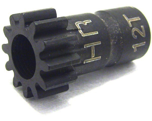 Hot Racing NSG2412L Mod 1 Long Shank 5mm Bore 12t Pinion Gear