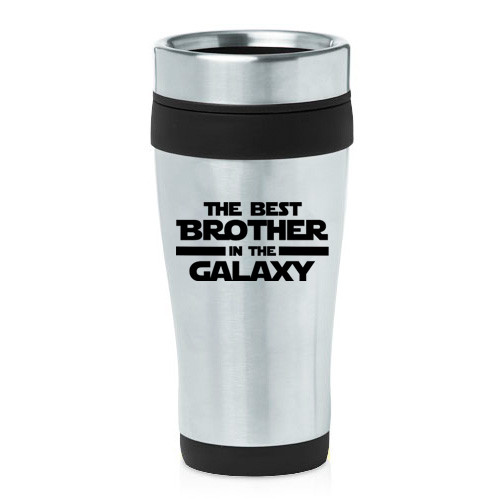 16 oz Travel Coffee Mug Best Brother In The Galaxy