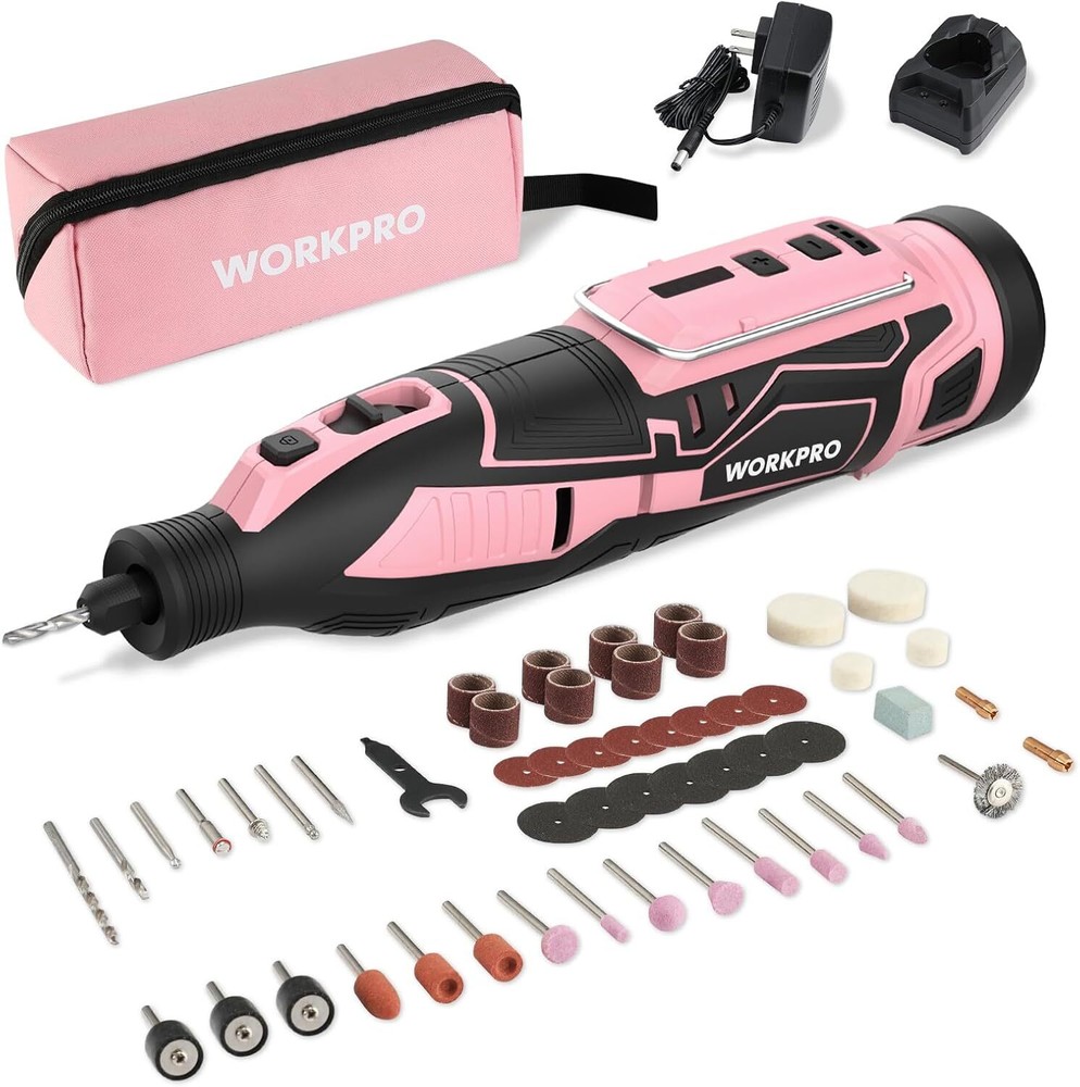 12V Cordless Rotary Tool Kit, 5 Variable Speeds, Powerful Engraver