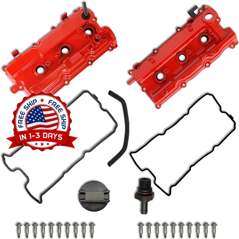 Actualización de cubiertas de válvulas de aluminio delanteras y traseras, NEW US