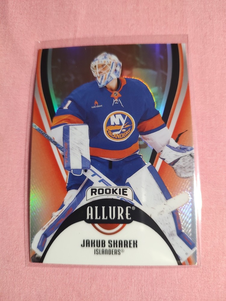 2025-26 Upper Deck Allure - Rookies Jakub Skarek #121 Red Rainbow (RC)