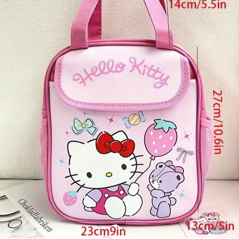 HELLO KITTY Insulated Lunch Bag Pink NEW
