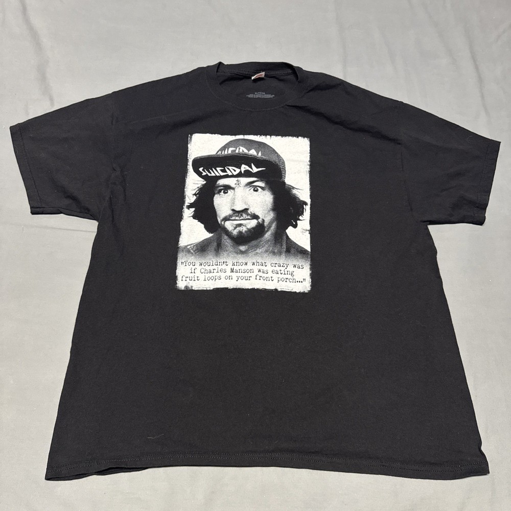 Suicidal Tendencies Manson You Can't Bring Me Down XL Black Shirt!!