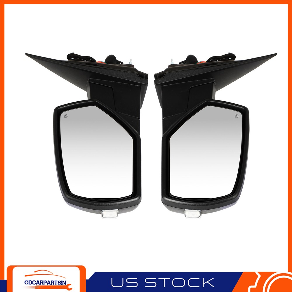 Power Heated Signal Clearance lamp Mirror For Chevry Silverado 14-18 GMC Sierra