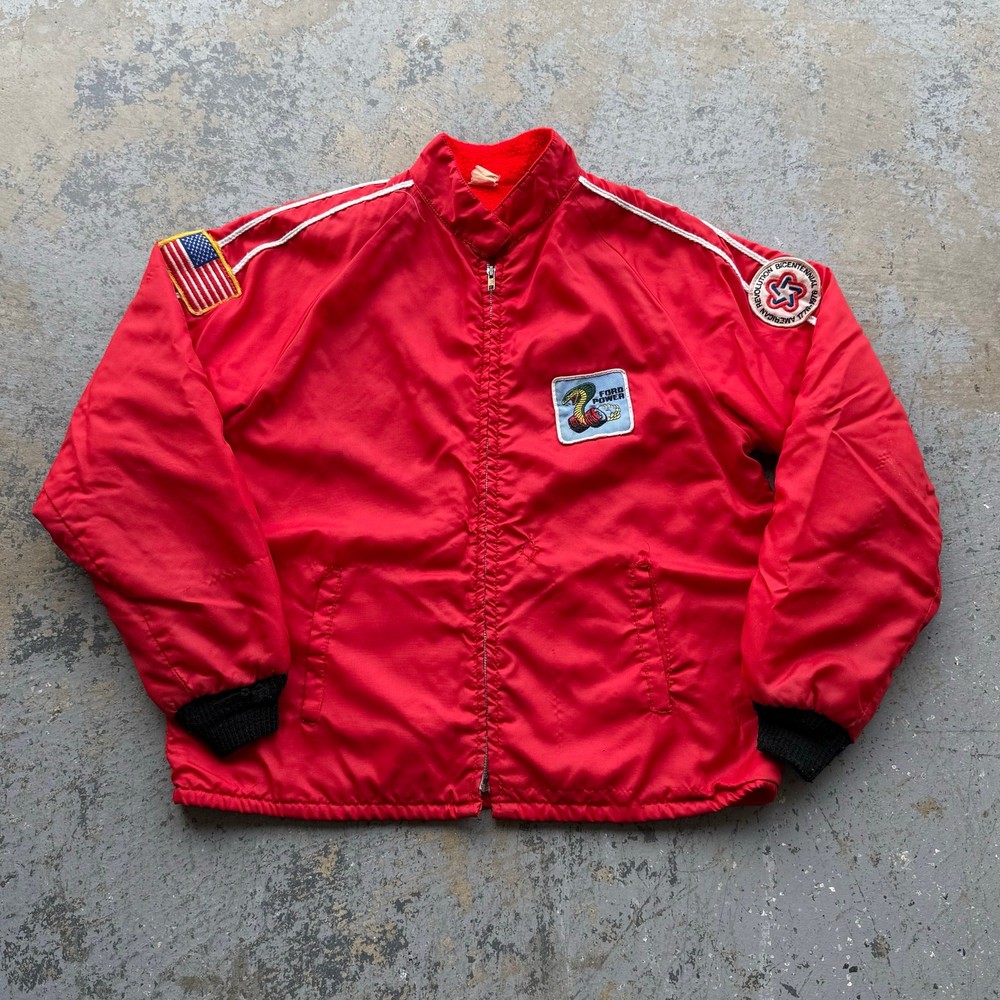 Vintage 1970’s Ford Cobra Mustang Racing Jacket Nylon