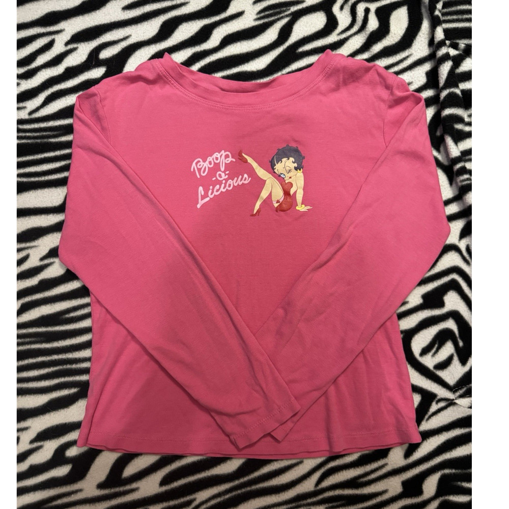 2000s Betty Boop Pink Long Sleeve