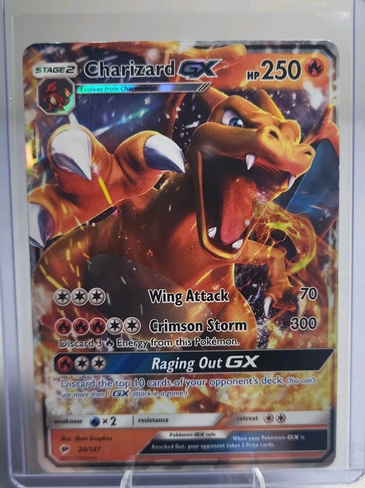 Charizard GX 20/147 Sm-Burning Shadows Holo