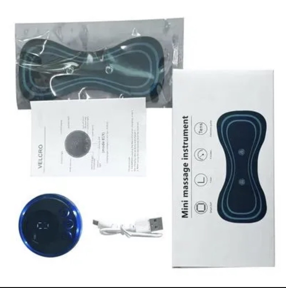 Cordless TENS/EMS Neck & Shoulder Massager - Deep Tissue Relief for Tech-Neck