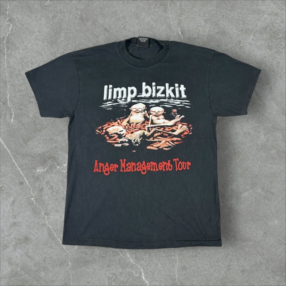 Vintage Limp Bizkit Anger Management Tour Sz Large Single Stitch Reprint T-Shirt