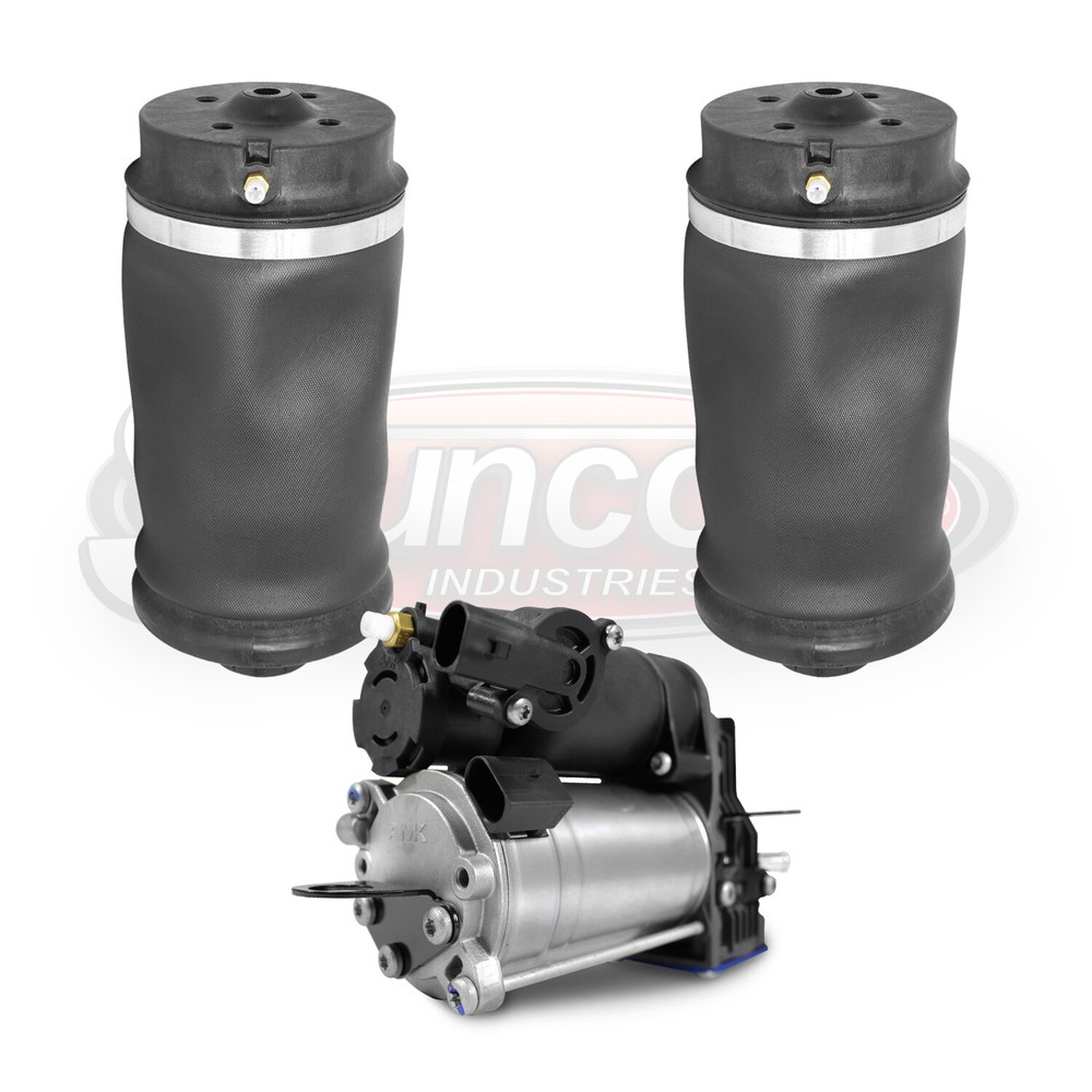 2007-2009 Mercedes ML320 Rear Airmatic Air Springs Pair & Compressor Kit W164