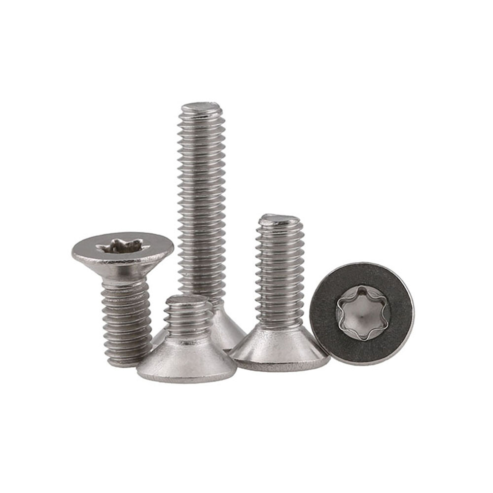 M5 304 A2 Stainless Steel Tamper Torx Flat Head Security Machine Screws Bolt