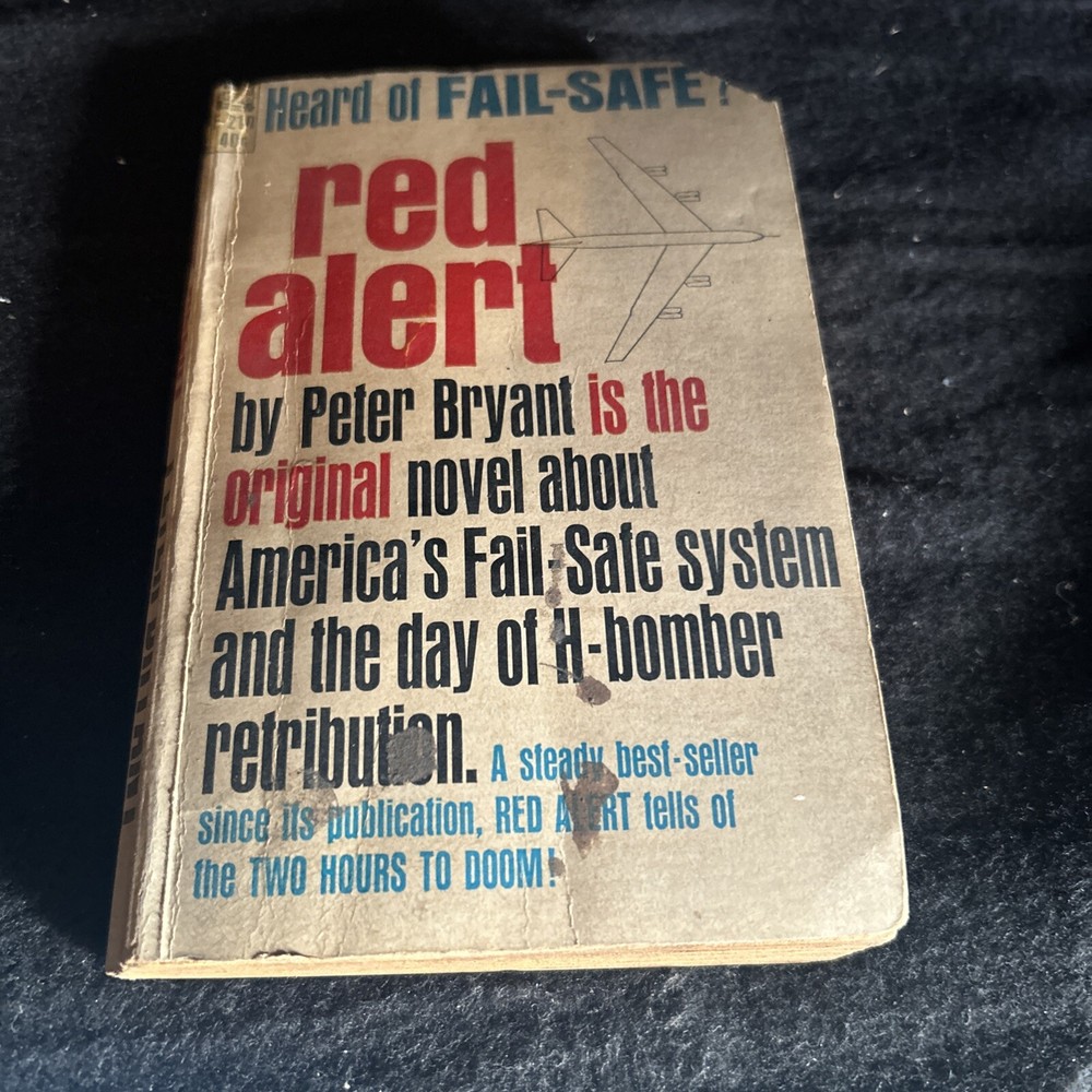 Red Alert- Peter Bryant, 1958, Vintage Paperback
