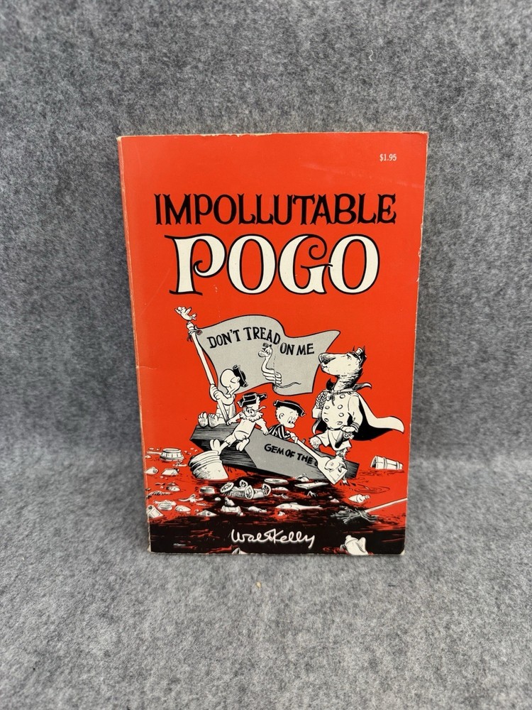 Impollutable Pogo Walt Kelly 1970 1st Printing Political Comic PB