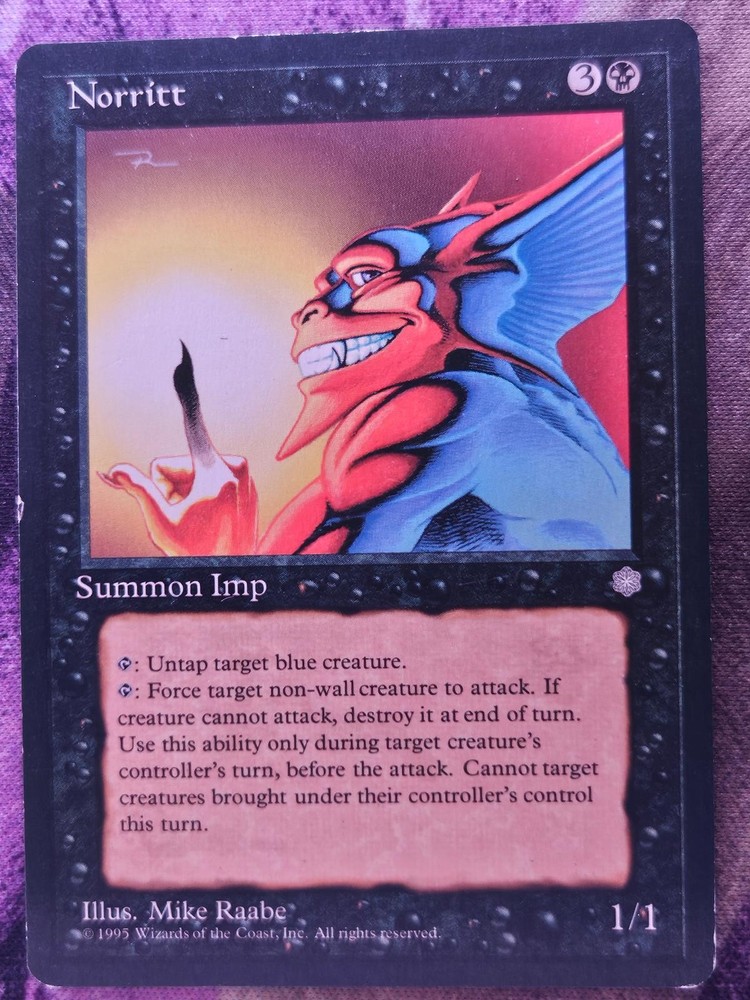 Norritt Common Ice Age Magic: The Gathering Moderately Played