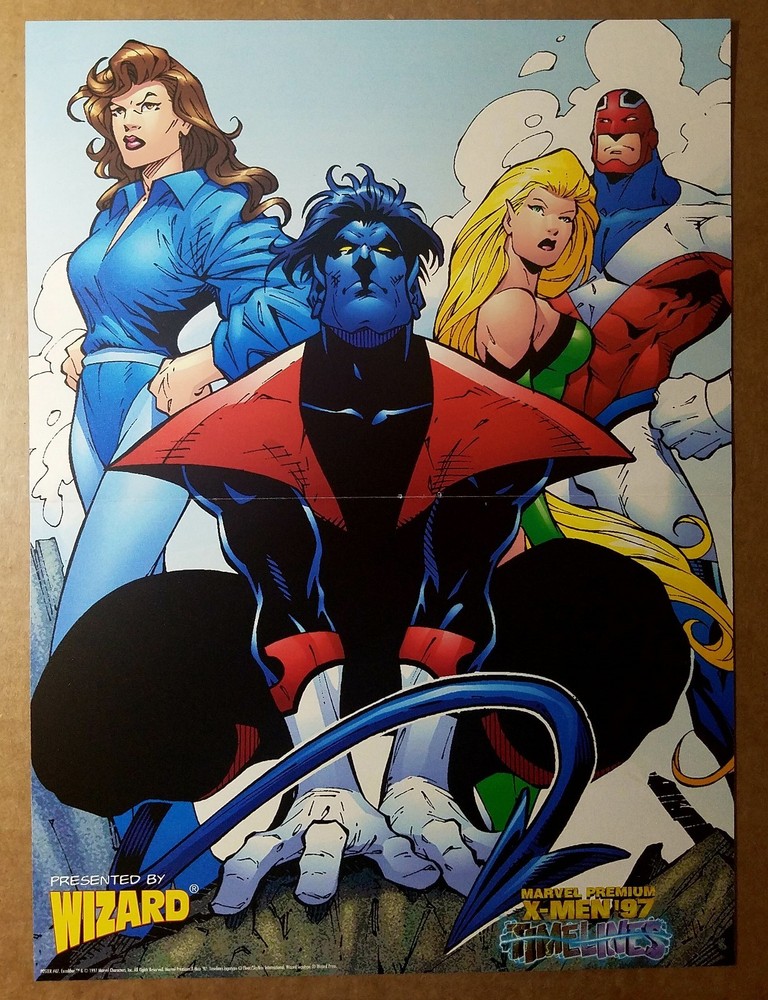 Excalibur Marvel Comics Poster by Roger Cruz