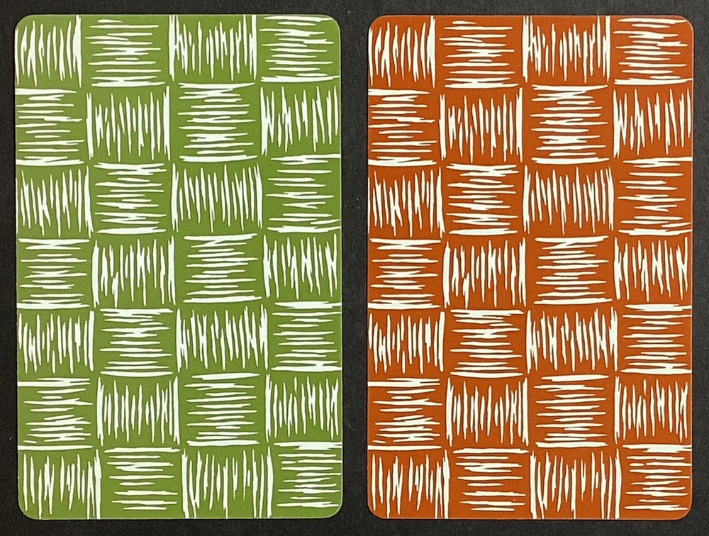 Pattern Design 2 Vintage Single Swap Playing Cards Pair