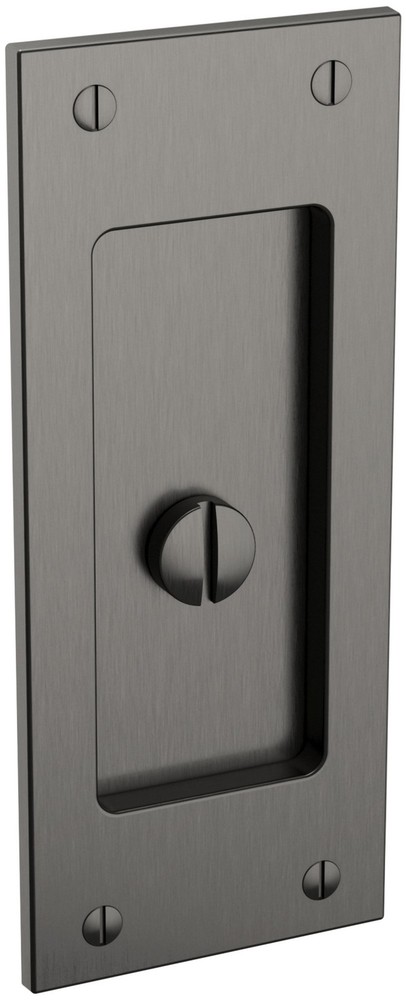 Baldwin PD006.PRIV Santa Monica Privacy Pocket Door Lock - Lifetime Graphite