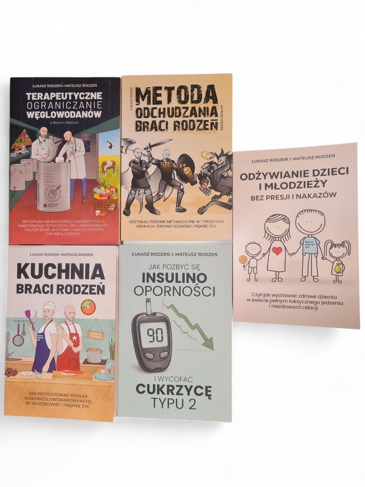 Bracia Rodzen 5 Books Set Polish Keto Health Bundle – Fast UK Shipping New