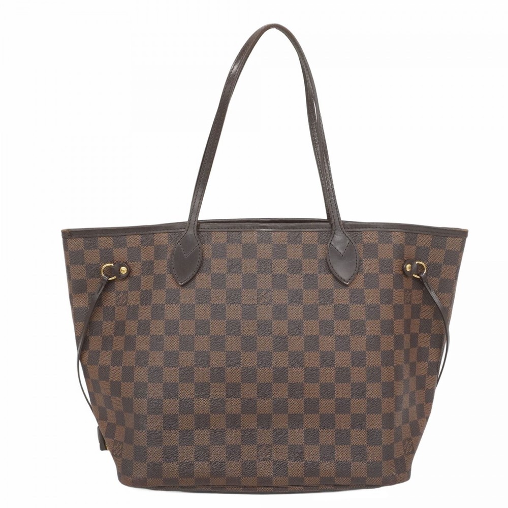 Louis Vuitton Damier Ebene Neverfull MM Tote Bag N51105 21439