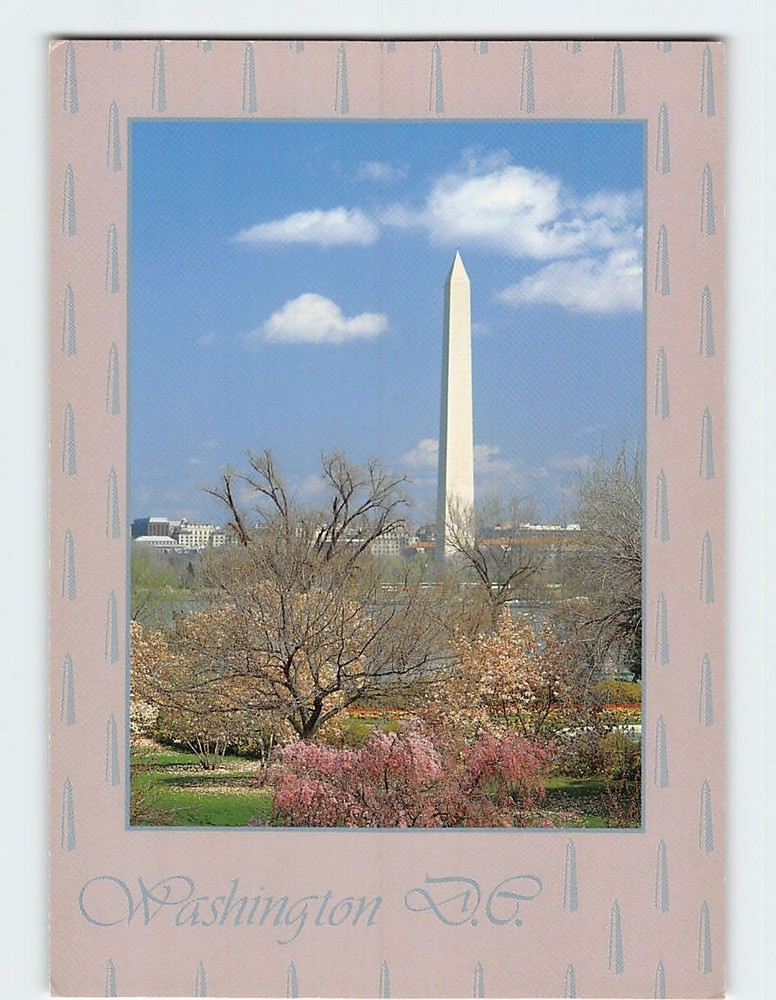 Postcard Washington Monument Washington DC USA