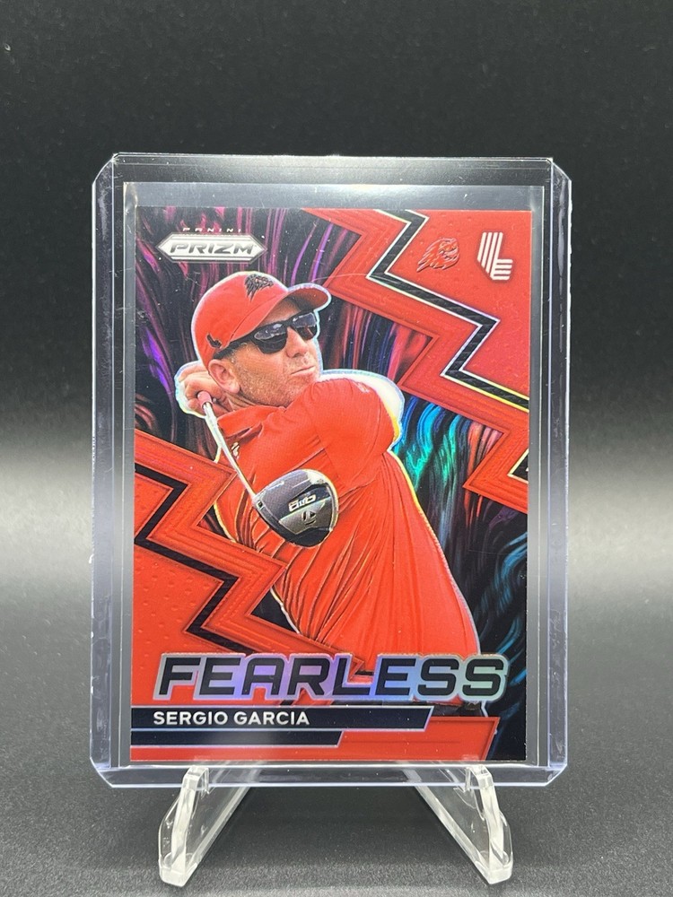 Sergio Garcia 2024 Panini Prizm LIV Golf Red 149 Fearless Fireballs GC 13