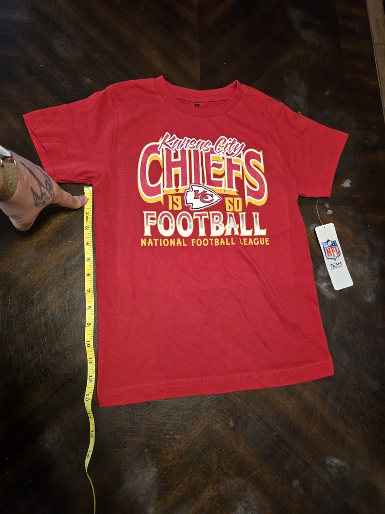 Youth Kansas City Chief's T Shirt Nwt Small