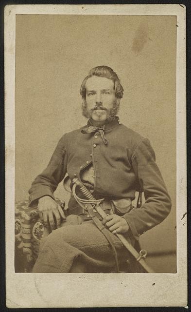 Photo:Corinth Mississippi 1860s Union Soldier Sword Civil War Portrait