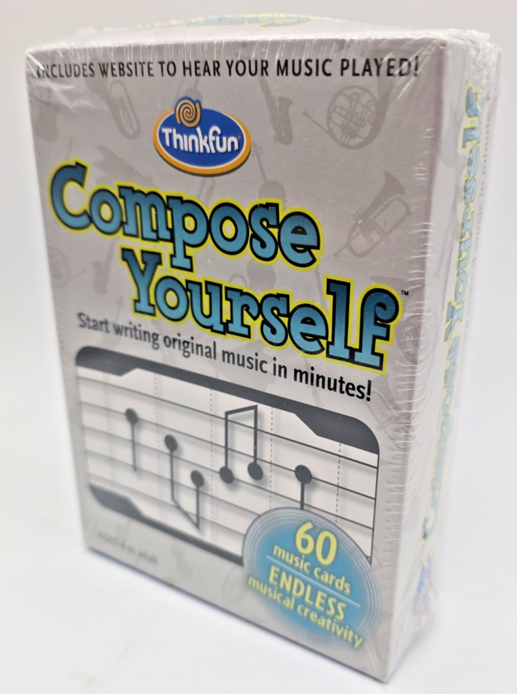 ThinkFun Compose Yourself Music Composer Card Game - Brand New Sealed