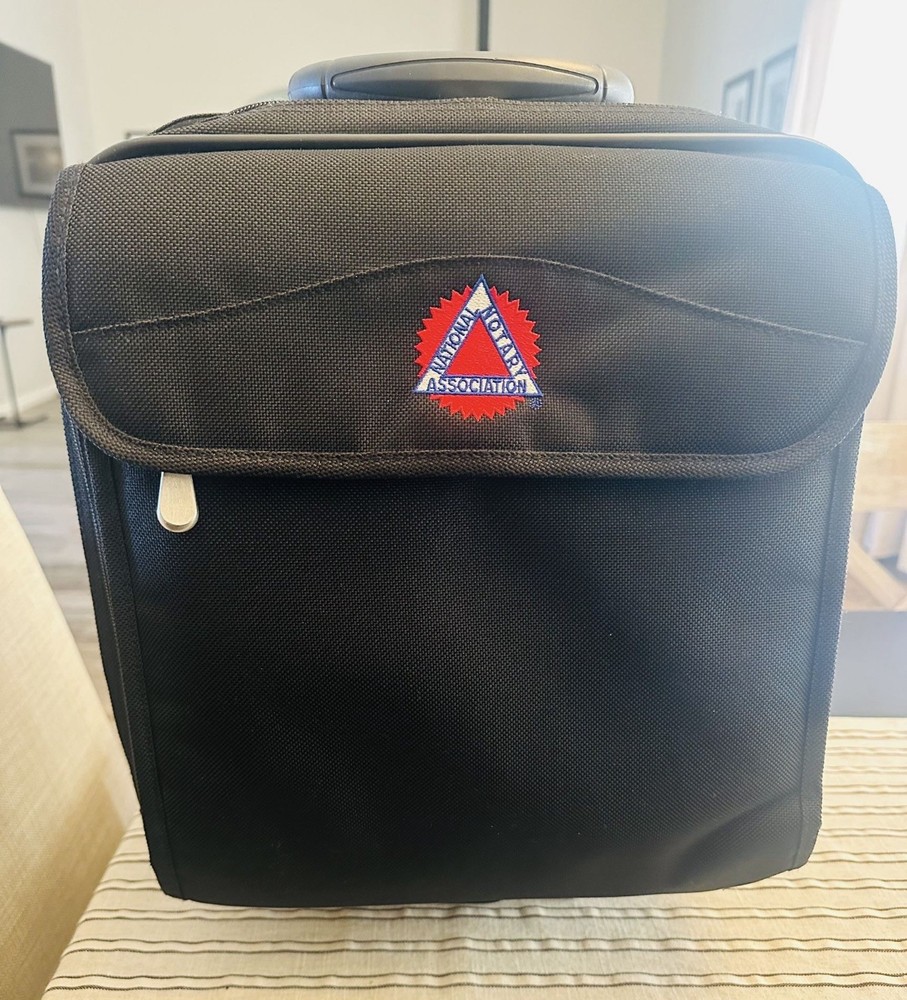National Notary Association Large Rolling Lockable Bag