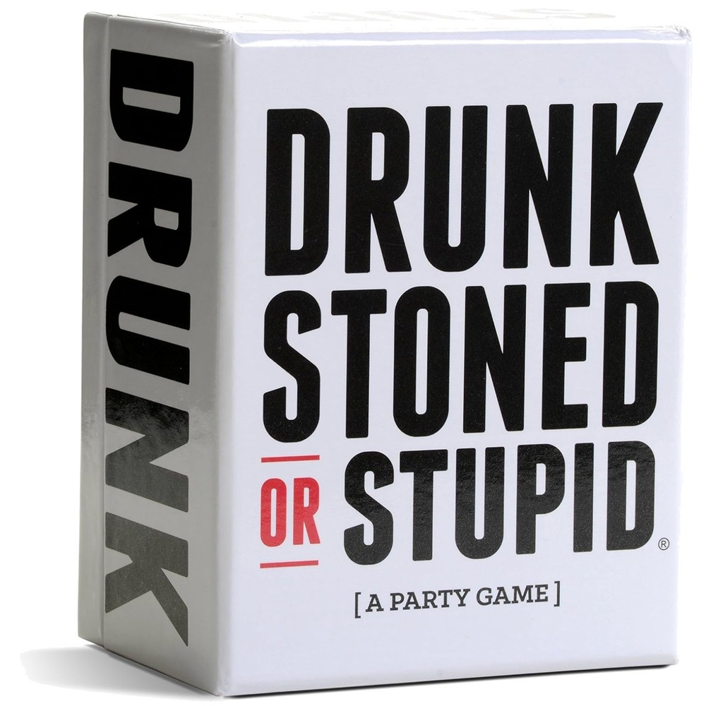 Drunk Stoned or Stupid: Compact Adult Game with 250 Wild Prompts for Gatherings