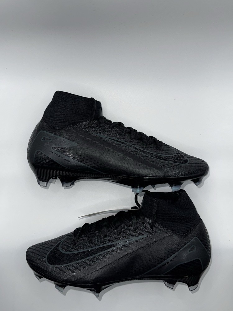 Nike Zoom Superfly 10 Elite FG Black Deep Jungle FQ1454-002 Size 5.5 Cleats