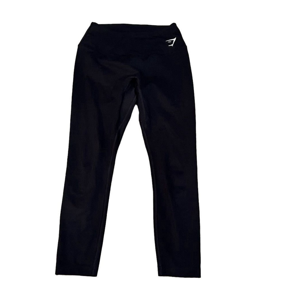 Gymshark Womens XS Black High Waisted Yoga Gym Leggings Activewear