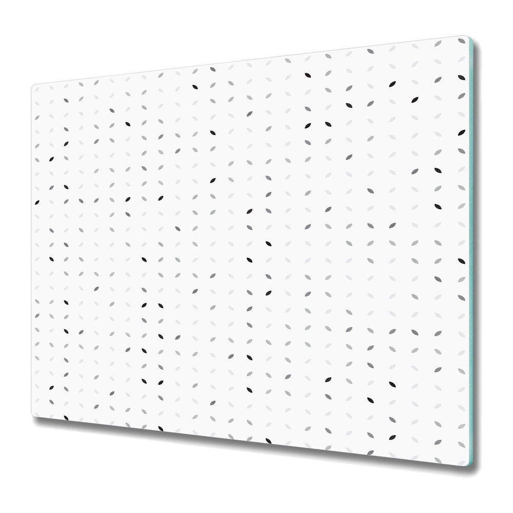 Glass Surface Protector Worktop saver Abstract grey black and grey photo 60x52