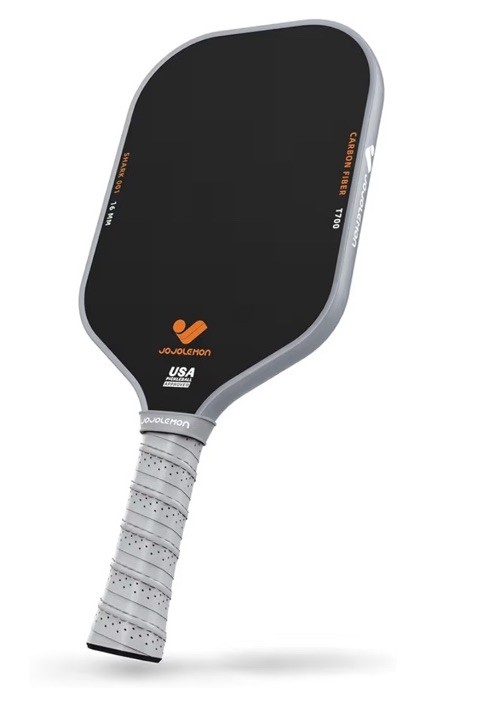 Pickleball Paddles, Carbon Fiber Pickleball Paddle with a 16mm Shark Power