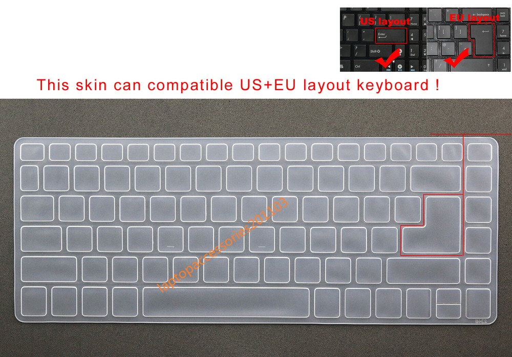 Keyboard Skin Cover for Acer E5-422 E5-432 E5-452 E5-473 E5-474 E5-475 E5-491