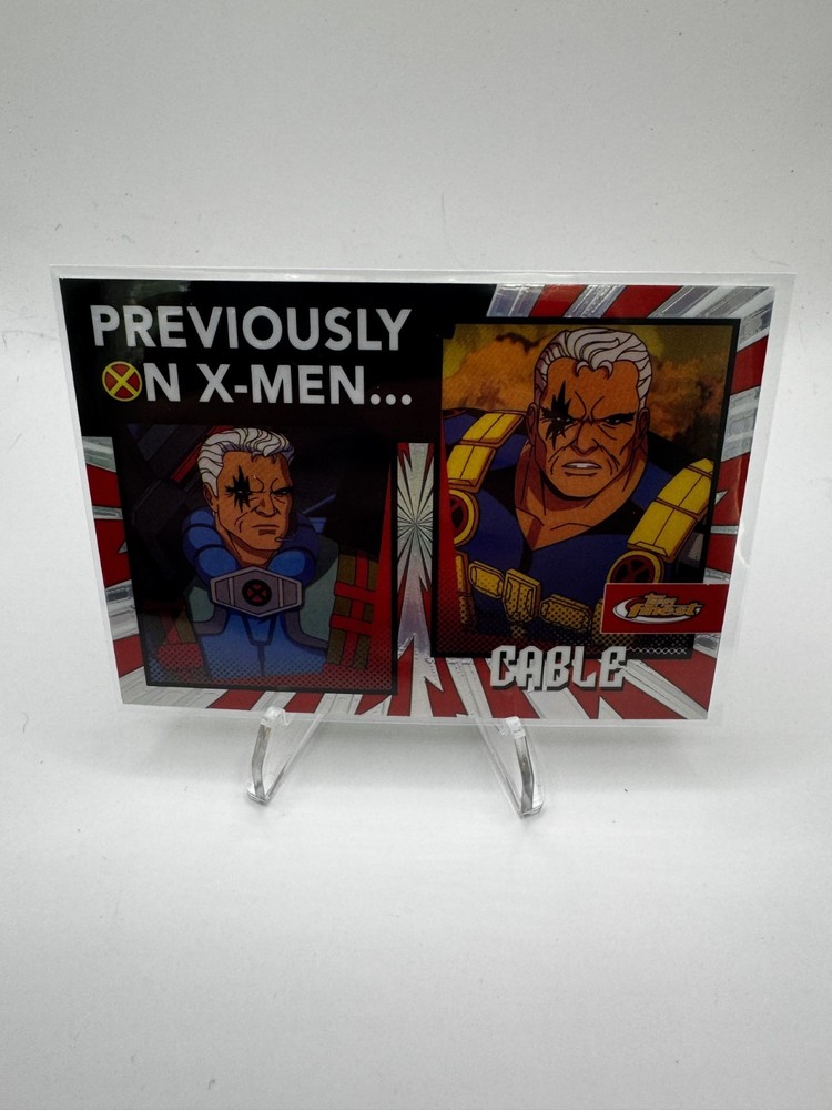 Topps Finest X-Men '97 - Previously on X-Men - Cable - PO-10