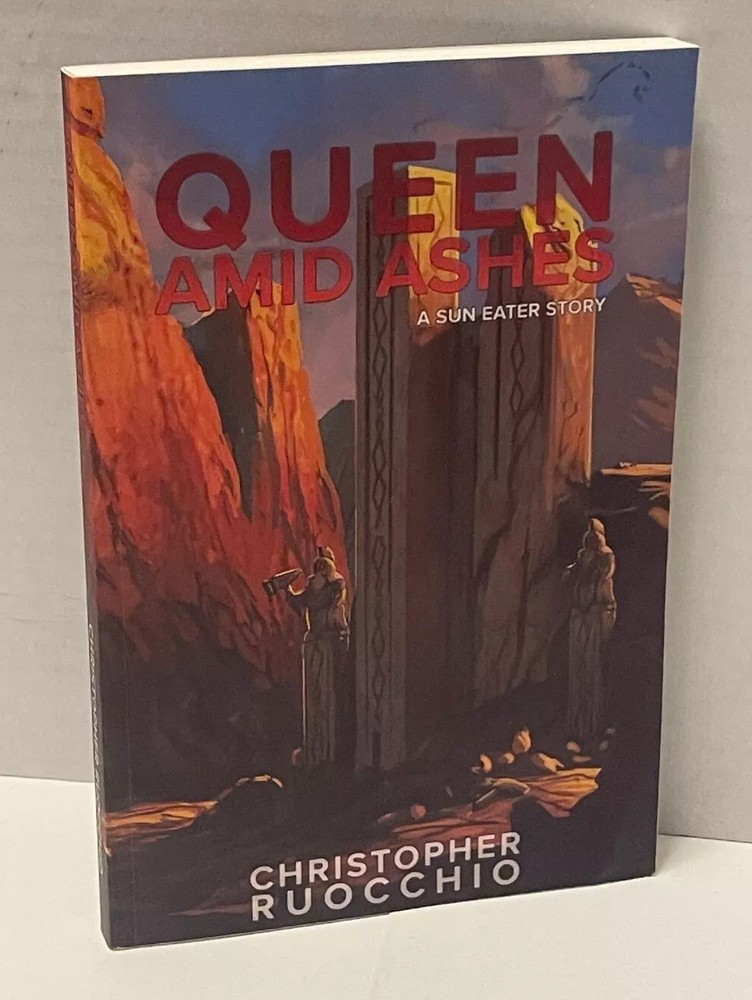 Signed Christopher Ruocchio Queen Amid Ashes First Edition Tale The Sun Eater