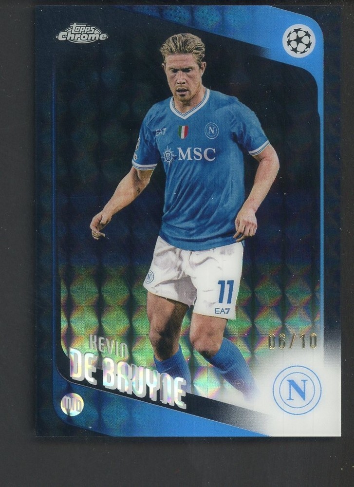 2025-26 Topps Chrome UCC Soccer Black Geometric #200 Kevin De Bruyne 6/10PROBSTEIN is actively accepting consignments !!