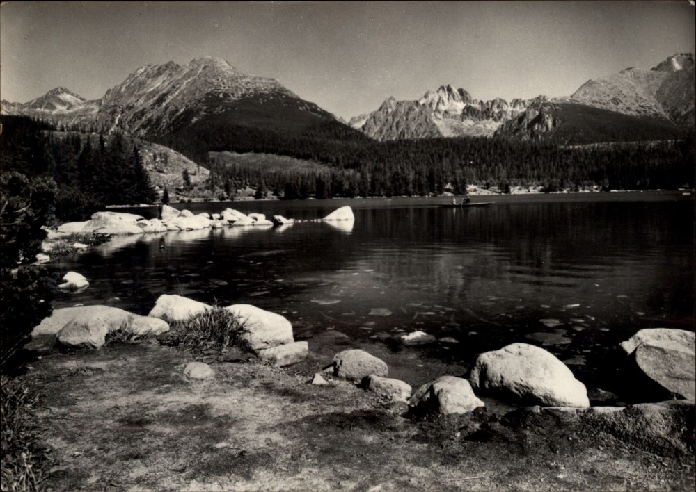High Tatras Slovakia view vintage postcard a966
