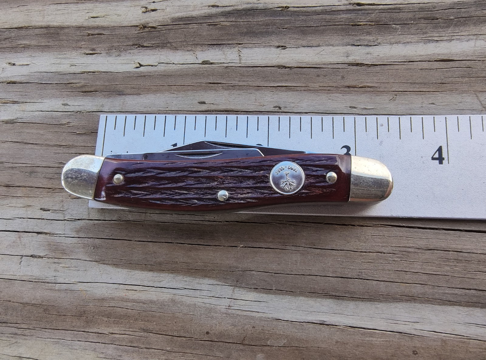 BOKER TREE BRAND  SOLINGEN GERMANY RED BONE WHITTLER KNIFE