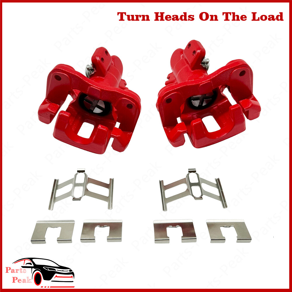 2pcs Rear Brake Caliper with Bracket Compatible Honda Civic 2006-2015 Acura ILX 2013-2018