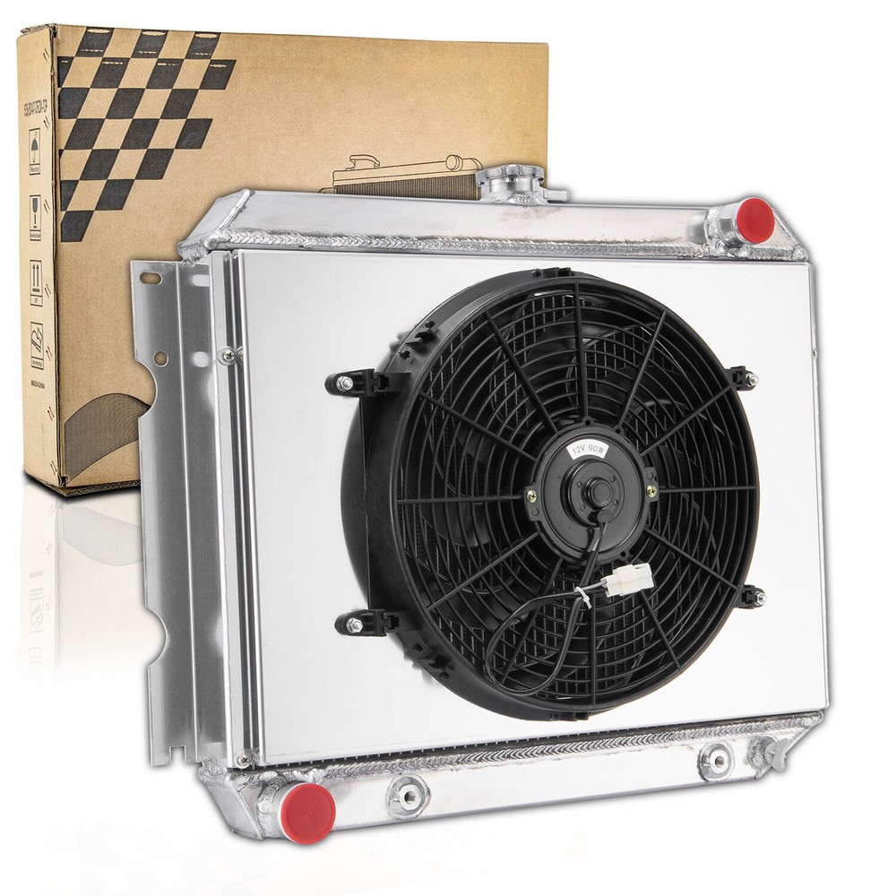 3 Row Radiator Shroud Fan for 1970-74 Dodge Charger 1968-73 Plymouth Barracuda